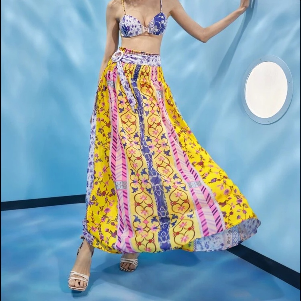 Boho Style bralette & maxi skirt set size: XS